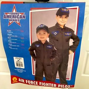 Toddler Air Force fighter pilot costume